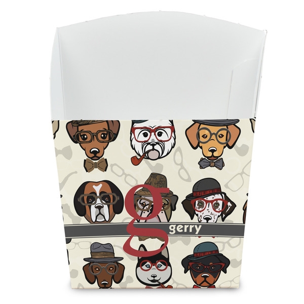 Custom Hipster Dogs French Fry Favor Boxes (Personalized)