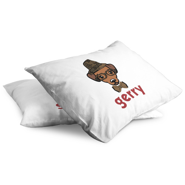 Hipster Dogs Full Pillow Case - TWO (partial print)