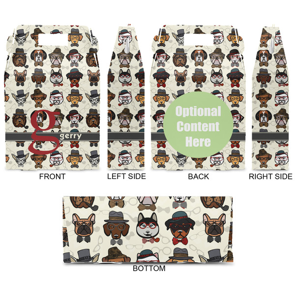 Hipster Dogs Gable Favor Box - Approval