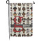 Hipster Dogs Small Garden Flag - Single Sided w/ Name and Initial