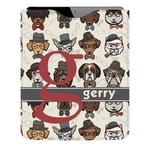 Hipster Dogs Genuine Leather iPad Sleeve (Personalized)