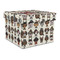 Hipster Dogs Gift Boxes with Lid - Canvas Wrapped - Large - Front/Main