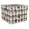 Hipster Dogs Gift Box with Lid - Canvas Wrapped - XX-Large (Personalized)
