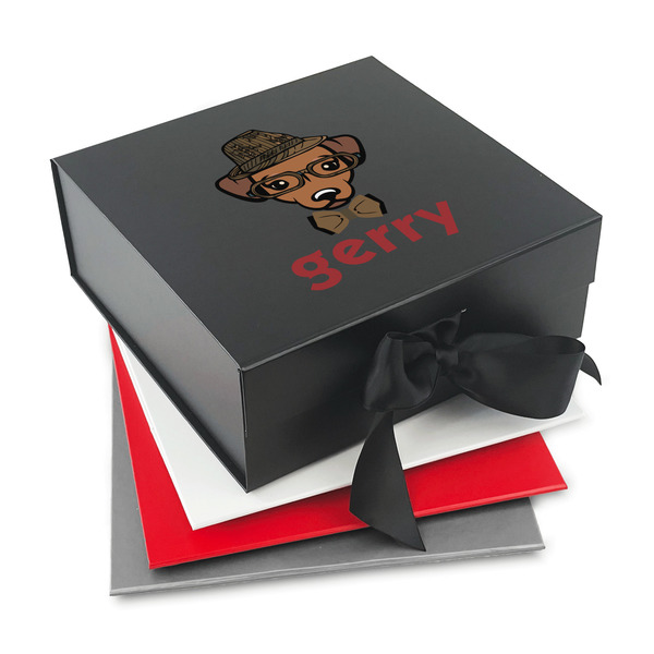 Custom Hipster Dogs Gift Box with Magnetic Lid