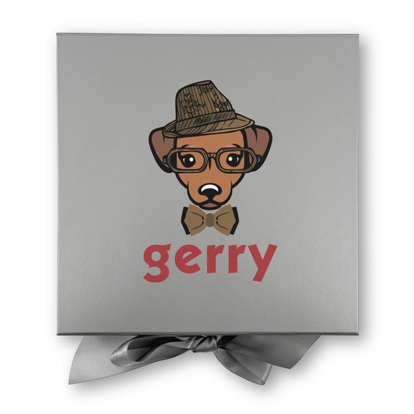 Hipster Dogs Gift Boxes with Magnetic Lid - Silver - Approval