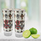 Hipster Dogs Glass Shot Glass - 2 oz - LIFESTYLE