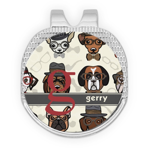 Hipster Dogs Golf Ball Hat Marker Hat Clip