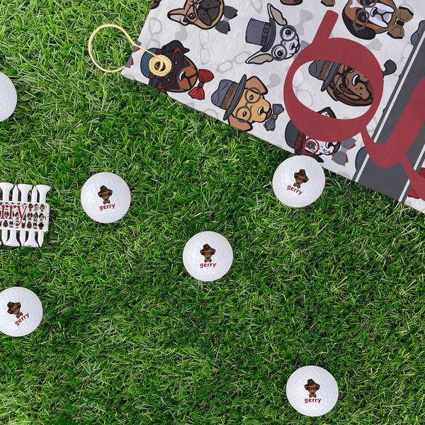 Hipster Dogs Golf Balls - Generic - Set of 12 - LIFESTYLE