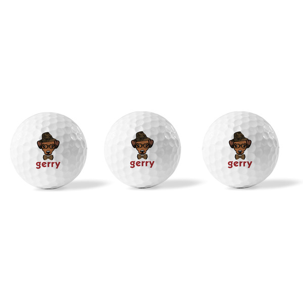 Hipster Dogs Golf Balls - Generic - Set of 3 - APPROVAL