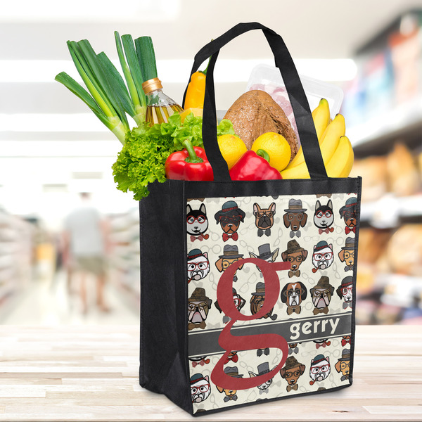 Hipster Dogs Grocery Bag - LIFESTYLE