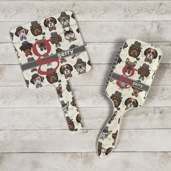 Hipster Dogs Hand Mirrors - In Context