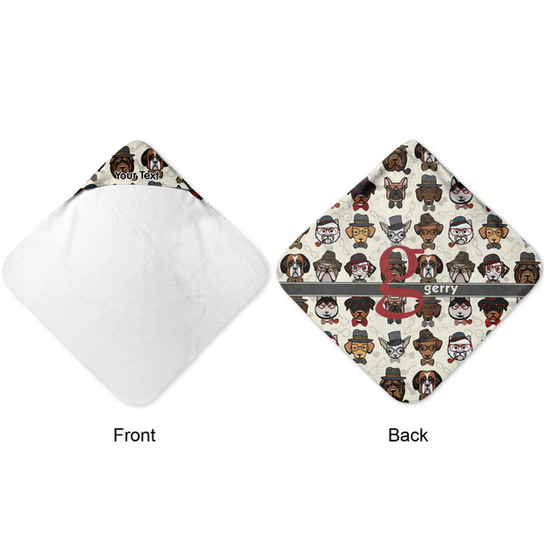 Hipster Dogs Hooded Baby Towel- Approval