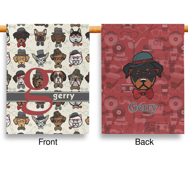 Hipster Dogs House Flags - Double Sided - APPROVAL