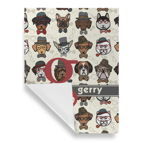 Hipster Dogs House Flags - Single Sided - FRONT FOLDED