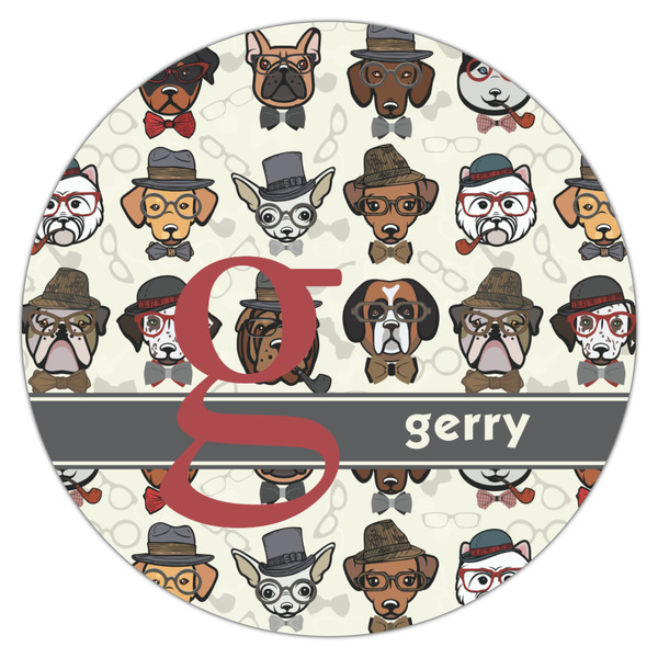 Hipster Dogs Icing Circle - Large - Single