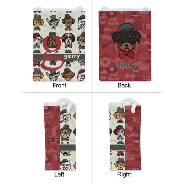 Hipster Dogs Jewelry Gift Bag - Matte - Approval