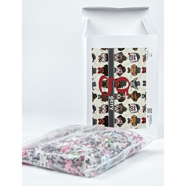 Hipster Dogs Jigsaw Puzzle 1014 Piece - Box