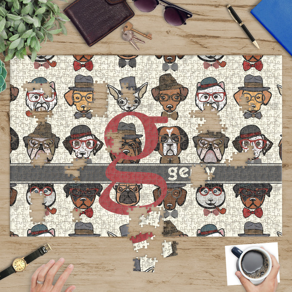 Hipster Dogs Jigsaw Puzzle 1014 Piece - In Context