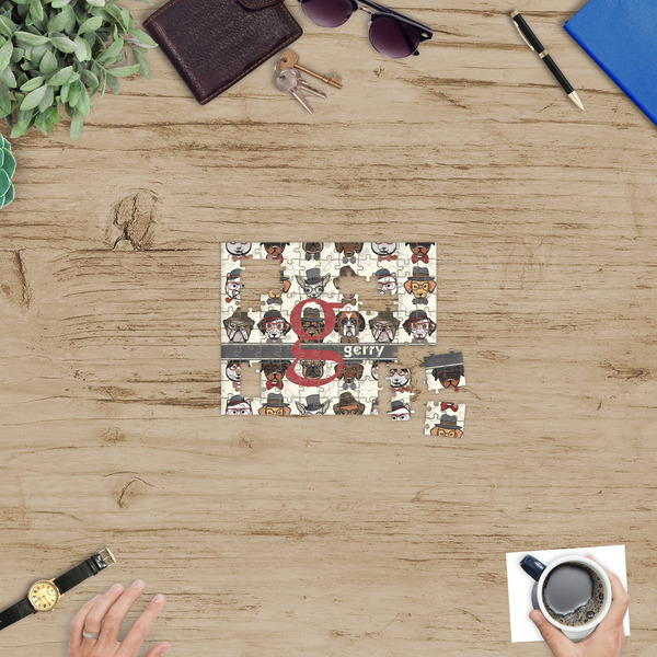 Hipster Dogs Jigsaw Puzzle 110 Piece - In Context