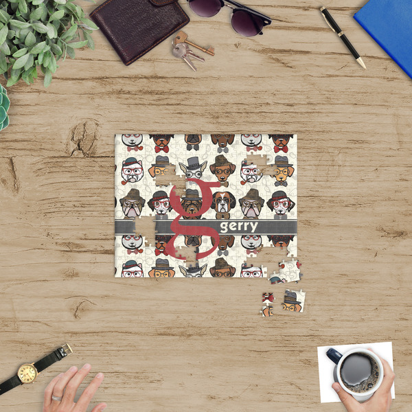 Hipster Dogs Jigsaw Puzzle 252 Piece - In Context
