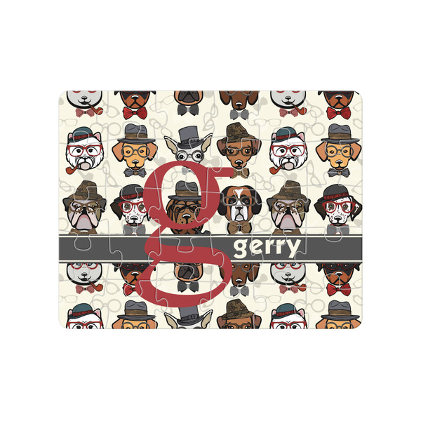 Custom Hipster Dogs 30 pc Jigsaw Puzzle (Personalized)
