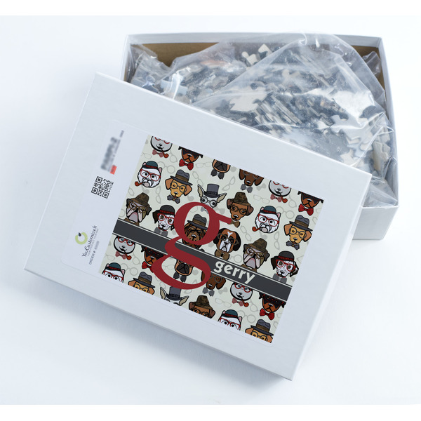 Hipster Dogs Jigsaw Puzzle 500 Piece - Box