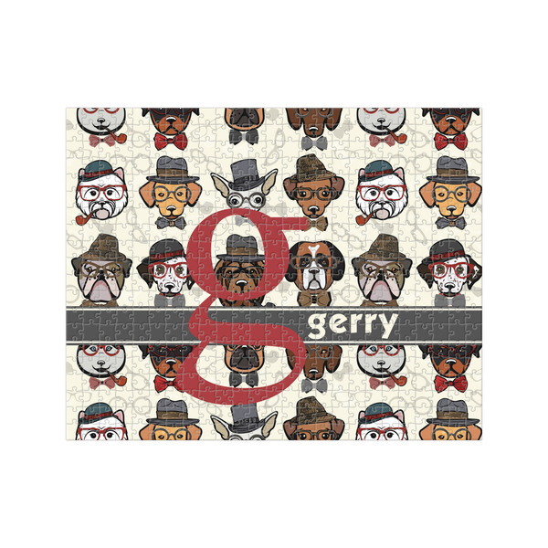 Custom Hipster Dogs 500 pc Jigsaw Puzzle (Personalized)