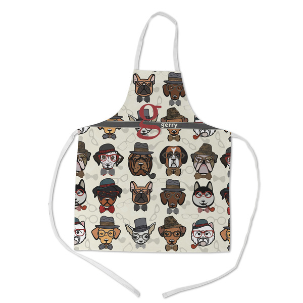 Custom Hipster Dogs Kid's Apron - Medium (Personalized)