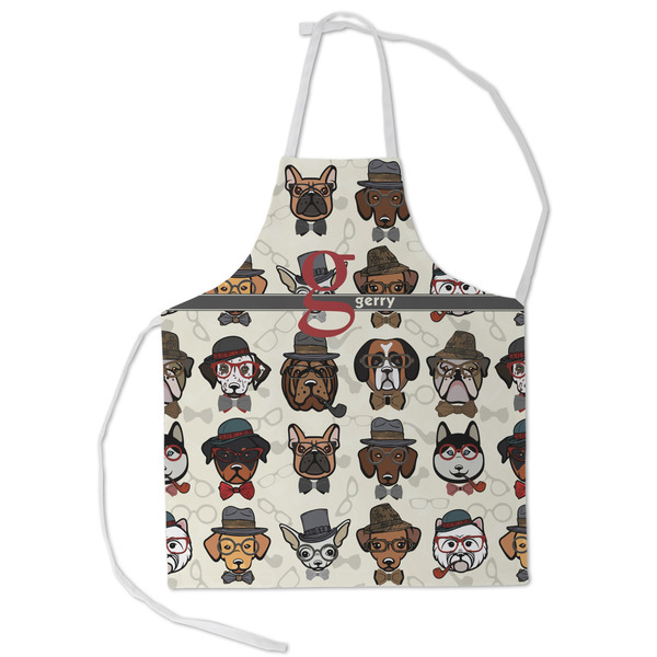 Custom Hipster Dogs Kid's Apron - Small (Personalized)