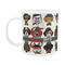 Hipster Dogs Plastic Kids Mug (Personalized)