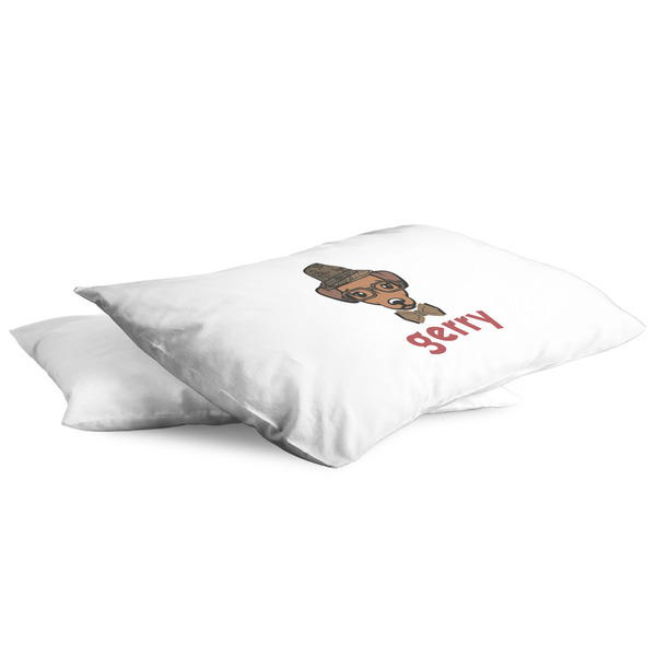 Hipster Dogs King Pillow Case - TWO (partial print)
