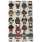 Hipster Dogs Kitchen Towel - Poly Cotton - Full Front