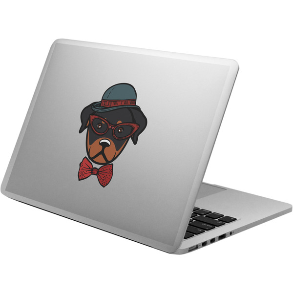 Custom Hipster Dogs Laptop Decal