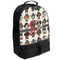 Hipster Dogs Large Backpack - Black - Angled View