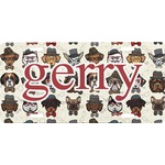 Hipster Dogs Front License Plate (Personalized)