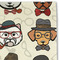 Hipster Dogs Linen Placemat - DETAIL