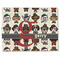 Hipster Dogs Linen Placemat - Front