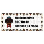 Hipster Dogs Return Address Labels (Personalized)