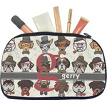 Hipster Dogs Makeup / Cosmetic Bag - Medium (Personalized)