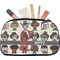 Hipster Dogs Makeup / Cosmetic Bag - Medium (Personalized)