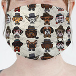 Hipster Dogs Face Mask Cover