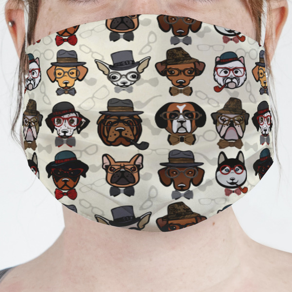 Custom Hipster Dogs Face Mask Cover