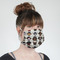 Hipster Dogs Mask - Quarter View on Girl