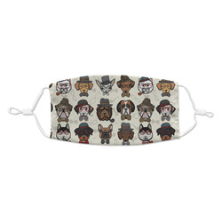 Hipster Dogs Kid's Cloth Face Mask (Personalized)