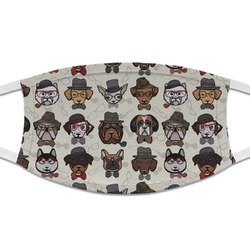 Hipster Dogs Cloth Face Mask (T-Shirt Fabric)