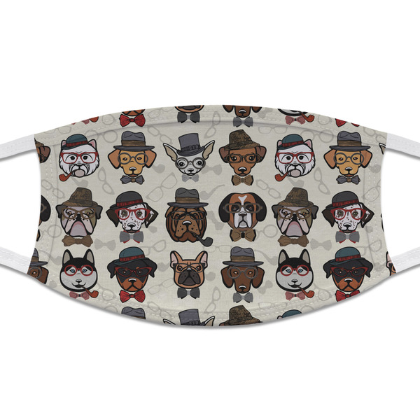 Custom Hipster Dogs Cloth Face Mask (T-Shirt Fabric)
