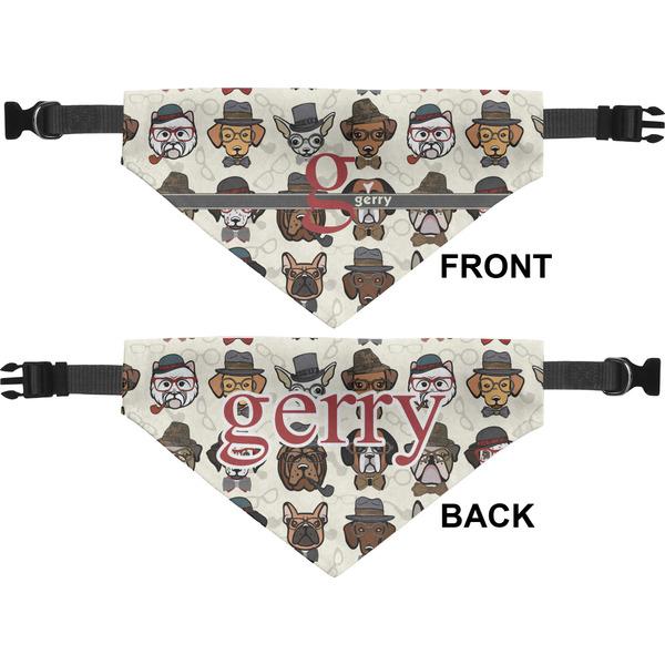 Hipster Dogs Medium Dog Bandana Approval