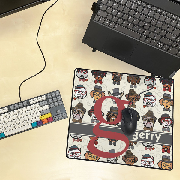Hipster Dogs Medium Gaming Mats - LIFESTYLE