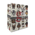 Hipster Dogs Medium Gift Bag (Personalized)
