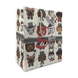 Hipster Dogs Medium Gift Bag (Personalized)